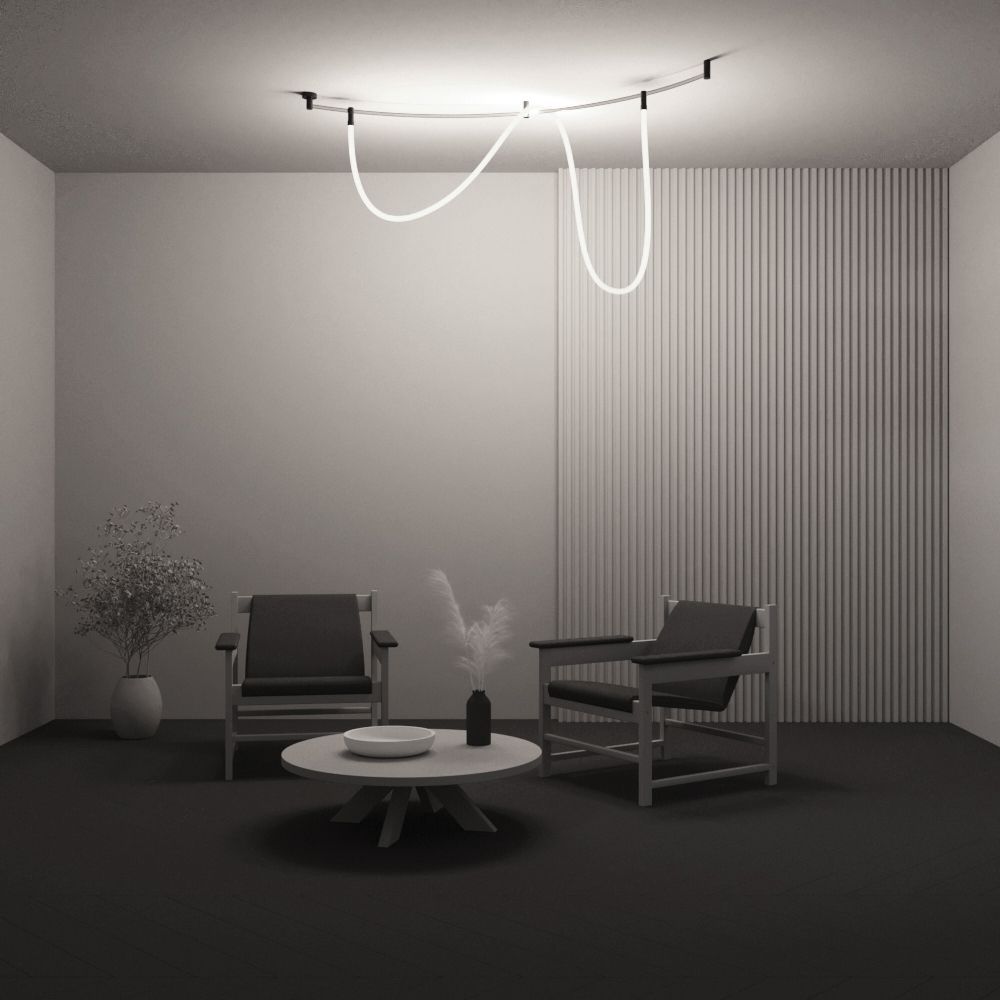 Трековый магнитный светодиодный светильник Maytoni Flexity Tau TR209-1-48W3K-B