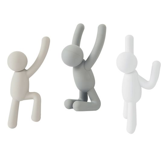 Набор крючков buddy серый, 3 шт.