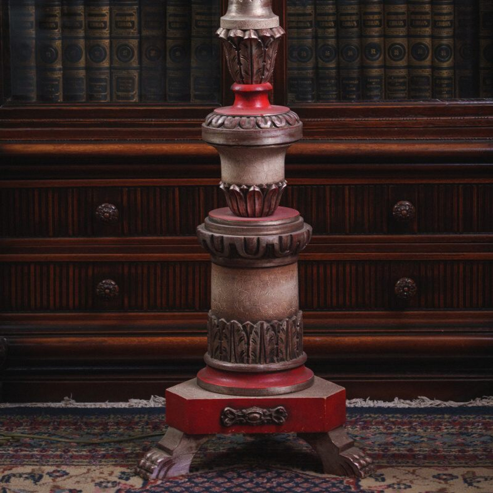 Антикварный напольный торшер в Неоклассическом стиле