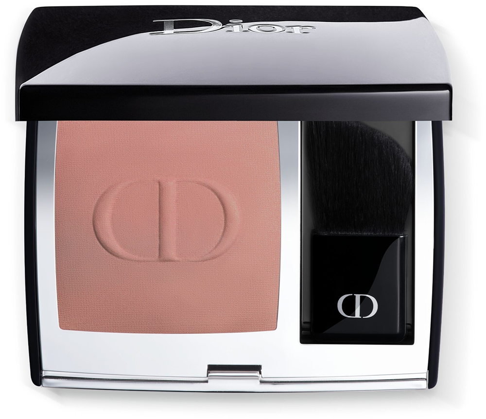 DIOR Rouge Blush - Румяна в компакте, кисть и зеркальце оттенок 100 Nude Look (Matte), 6 g