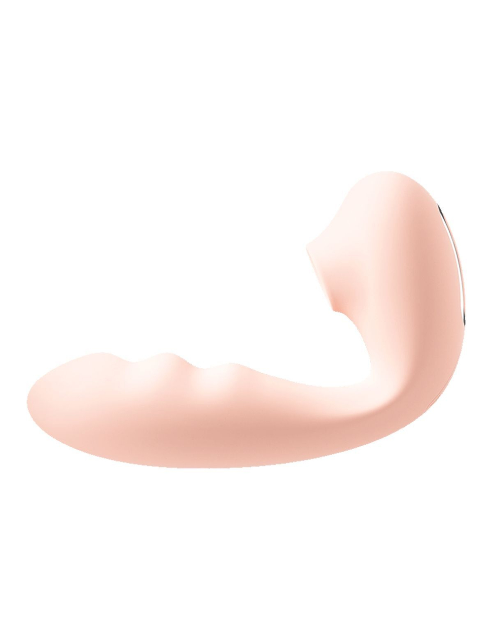 Вибратор BeYourLover Tara 13,9 см с вакуумной стимуляцией и приложением