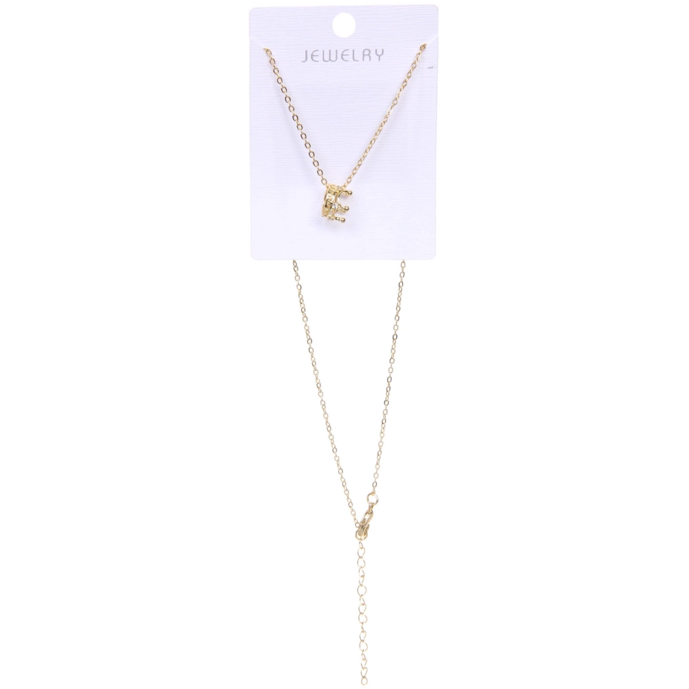 Подвеска из гиппоалергенного сплава со стразами «ТЫПЕРВАЯ», цвет серебро и золото, d-20см/0,9см