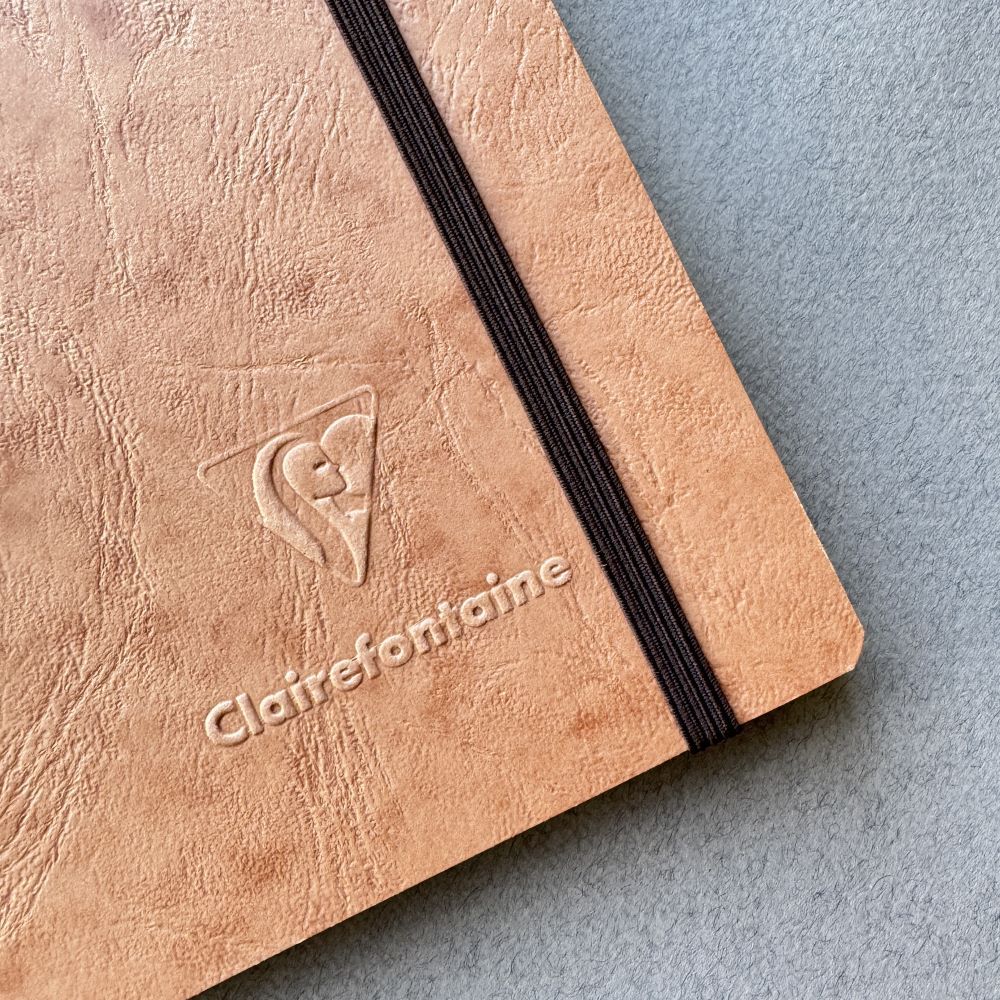 Записная книжка Clairefontaine Age Bag Myessential, A5 в клетку 90 грамм Tobacco (79342C)