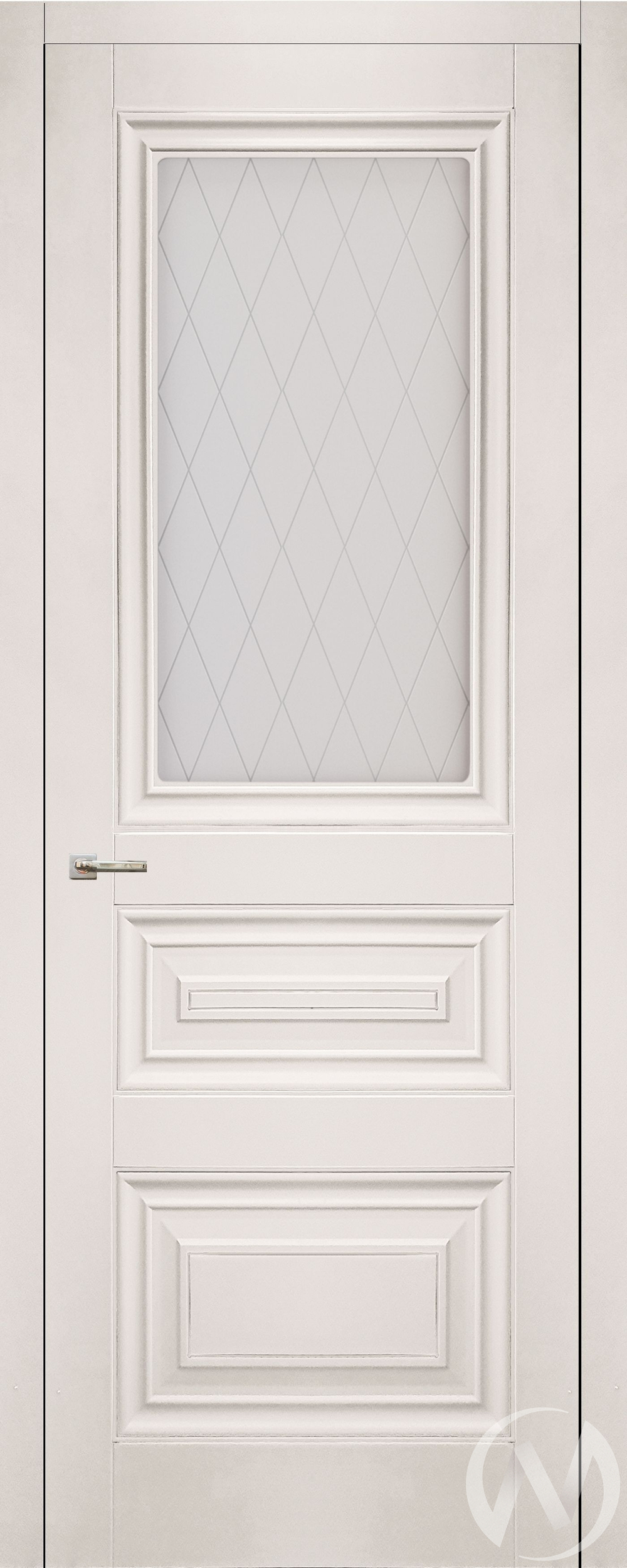 Дверь Эмаль (Тип Имидж-2; 70; ост; эмаль белая)