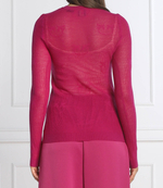 Хлопковый свитер cocarum Pinko - фуксия(1G182N A02P)