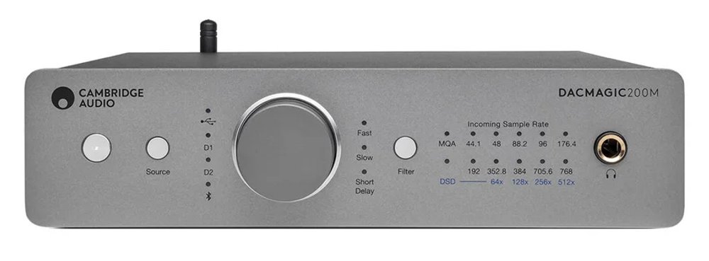 ЦАП (цифро-аналоговый преобразователь) Cambridge Audio DAC 200M, серебристый