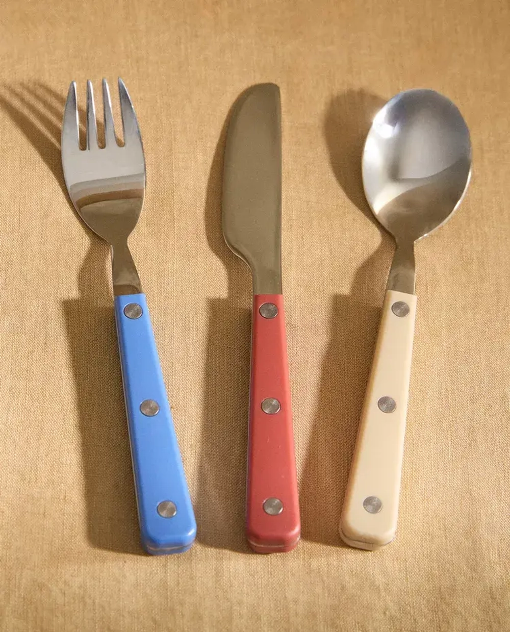 ZARA HOME НАБОР ЦВЕТНЫХ СТОЛОВЫХ ПРИБОРОВ ДЛЯ ДЕТЕЙ, РАЗНОЦВЕТНЫЙ