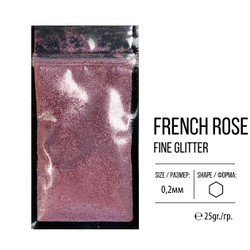 Глиттер мелкий French Rose, 25гр