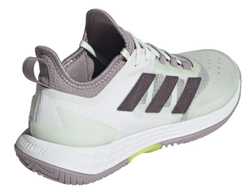 Женские Кроссовки теннисные Adidas Adizero Ubersonic 4.1 - cloud white/aurora met. S24/crystal jade S2
