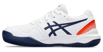 детские Кроссовки теннисные Asics Gel-Resolution 9 GS Clay - белый