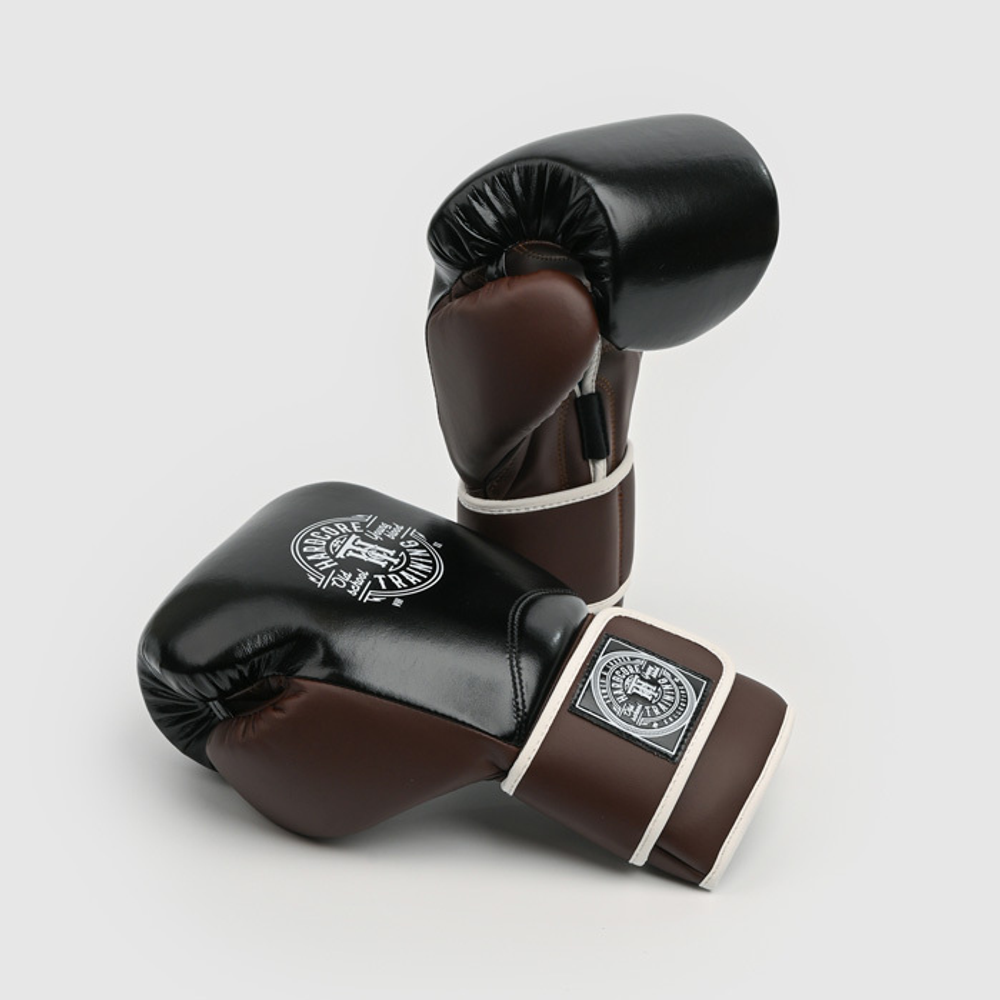 боксерские перчатки HT HardLea Black/Brown