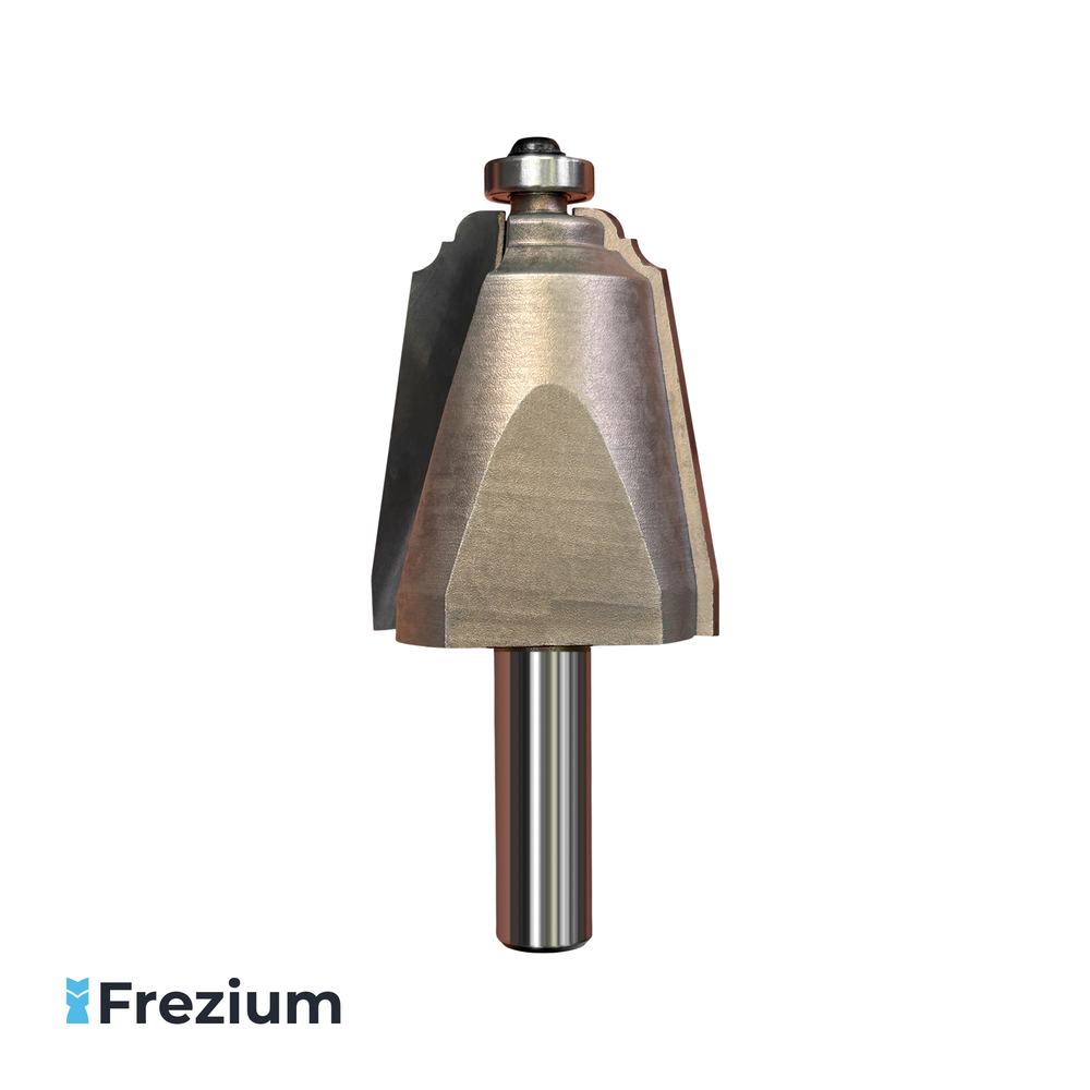 Фигурная фреза по дереву (43x12x50) Фигурная фреза по дереву (43x12x50)