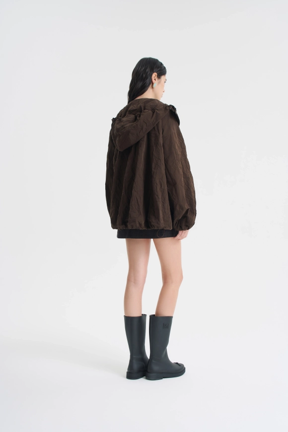 Куртка из жатой плащёвки