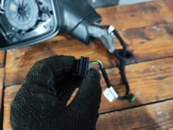 Зеркало левое 9 PIN Volkswagen Tiguan 2 16-нв Б/У Оригинал 5NB857501