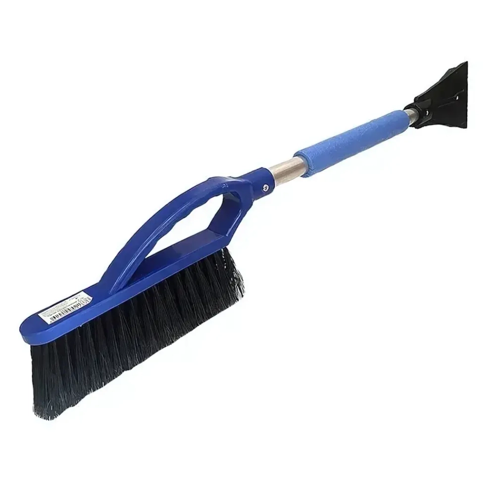 Щетка автомобильная ЛЮКС МПалюмин.ручка с держателем + скребок