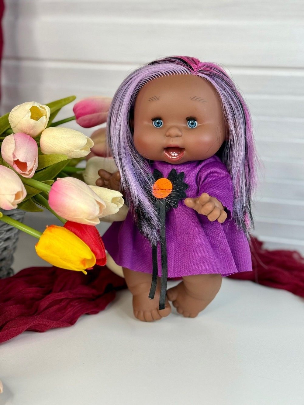 Пупс Nines 26см PEPOTE с закрывающими глазками (N844N1)