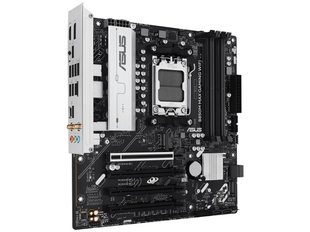 Материнская плата Asus B850m Max Gaming Wifi, Socket AM5, AMD B850, mATX, RTL [90MB1LL0-M0EAY0]