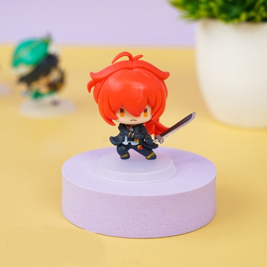 Фигурка Дилюк, Геншин, Genshin, 6.5 см