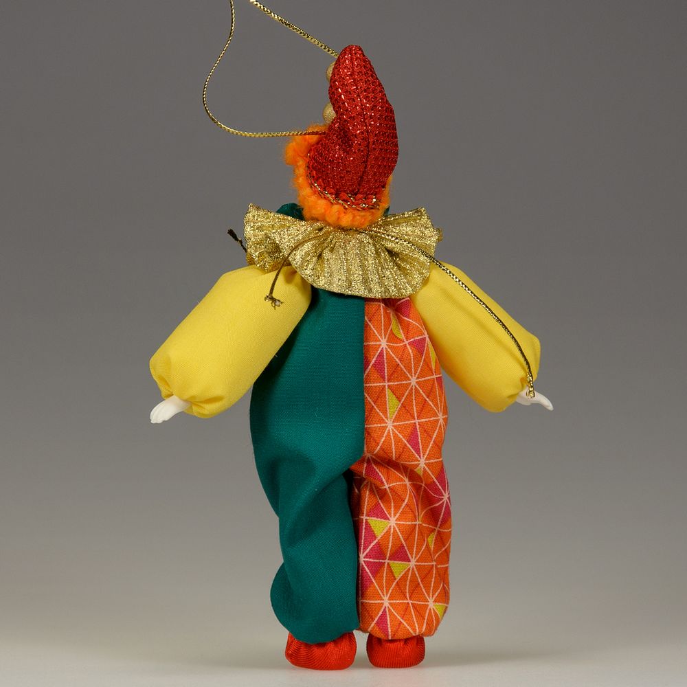 Ёлочная игрушка Рыжий клоун