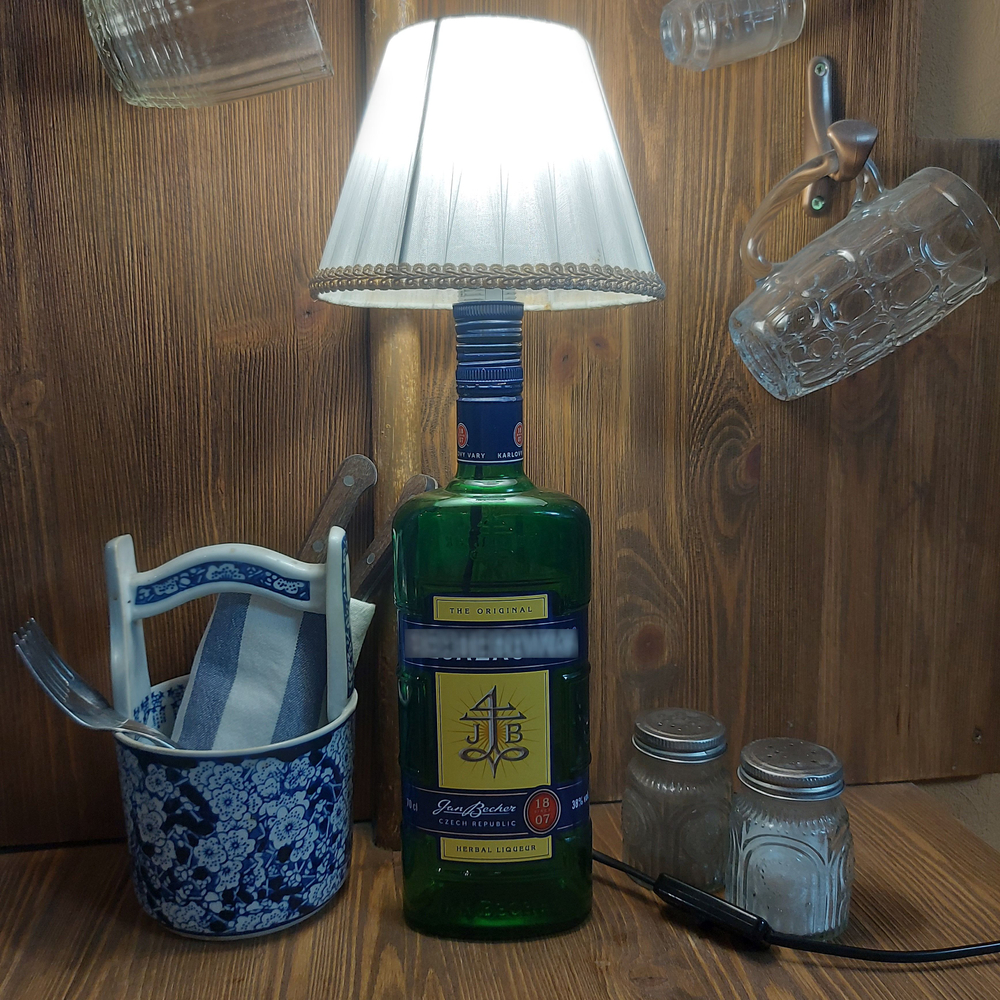 Лампа настольная "Бехеровка классическая", ручная работа, E14, 50Вт, 160см шнур