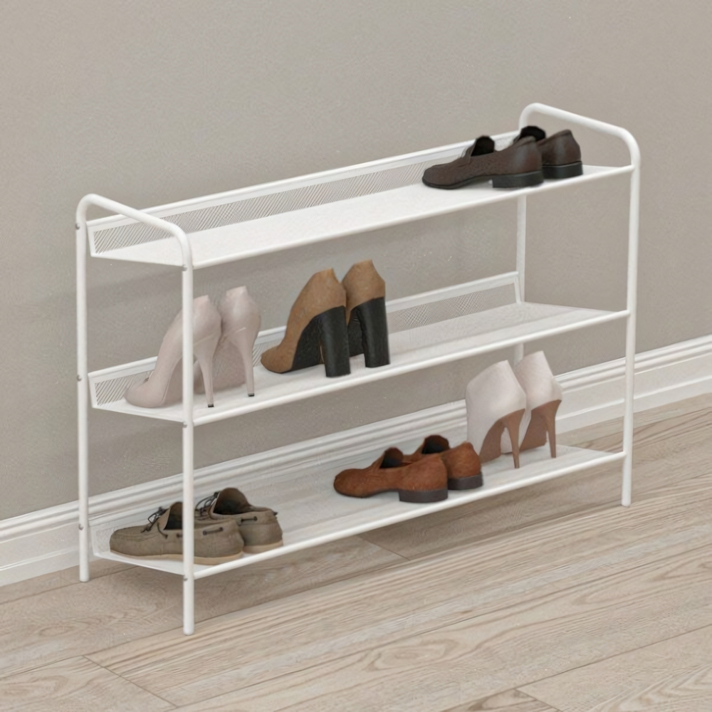 Подставка для обуви 3-х полочная "Женева 33" 870*260*600 белый