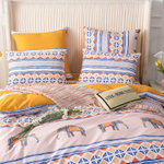 Комплект постельного белья Люкс Сатин 100% хлопок на резинке AR297