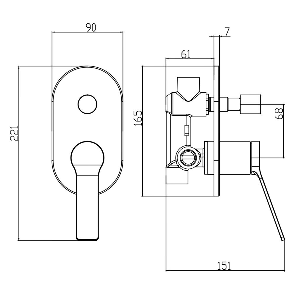 Душевой комплект Azario Vise AZ-VSA248330PA+82KPA черный
