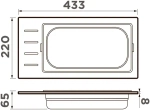 Коландер Omoikiri DC-01-1-LG