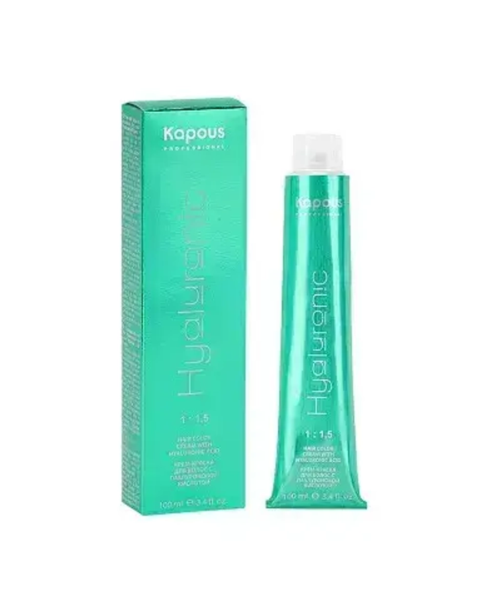 KAPOUS Крем-краска для волос с гиалуроновой кислотой, 8.8 Светлый блондин лесной орех, HY 100 мл