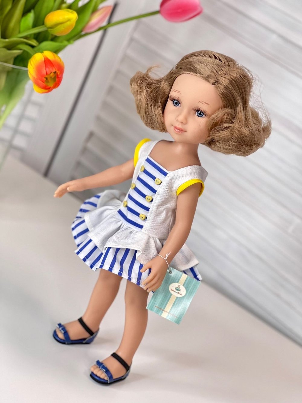 Кукла для девочки Paola Reina 32см виниловая Бланка с каре