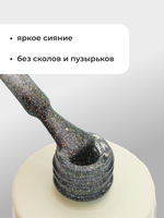 Capellis Гель лак для ногтей светоотражающий с блестками №10 15мл