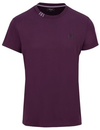 Мужская теннисная футболка Fila Mateo - blackberry wine