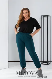 Штаны 605-зеленый Minova