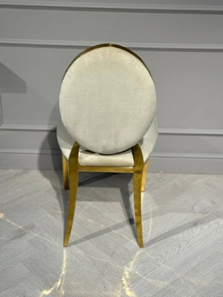 Стул обеденный Ist Casa София, 45х42х92, бежевый, золото