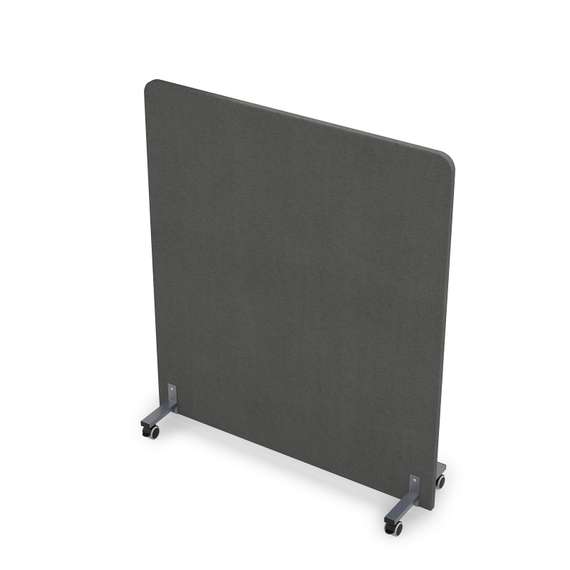 011.МП.1214 Акустическая мобильная перегородка на колесных опорах (1200*377*1400)