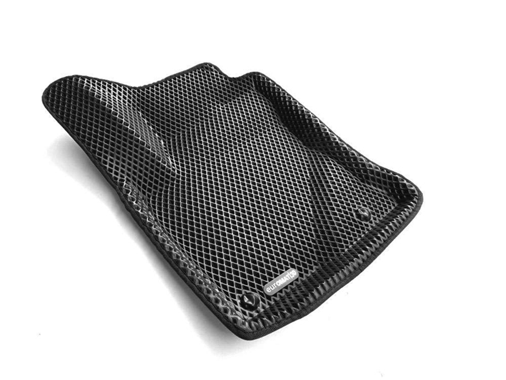 Коврики салона для TOYOTA Fortuner (2016-) Euromat 3D EVA черные Арт EM3DEVA-005102