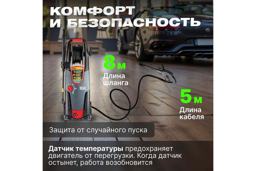 Мойка высокого давления ECO HPW1825RSE01