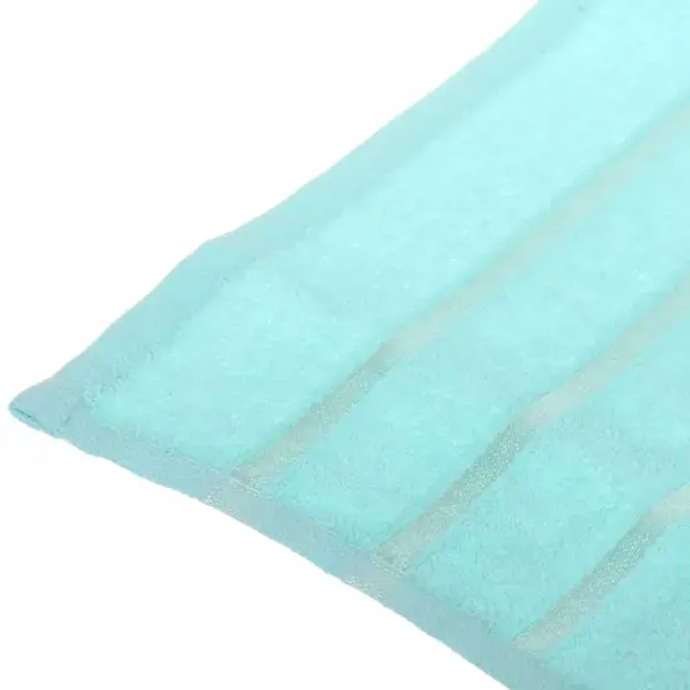 Полотенце махровое 50*90см «LUNA» цвет мятный 05010 плотность 360гр/м2