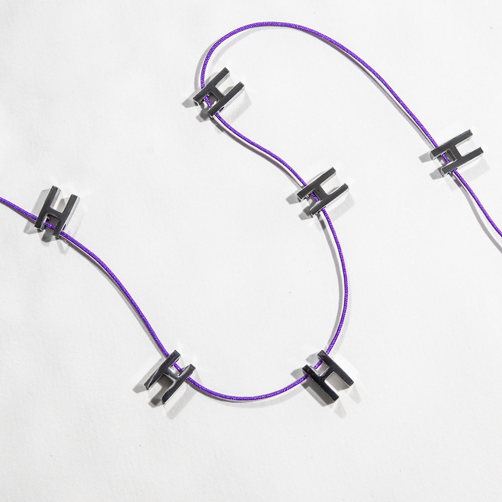 Подвеска в форме буквы "H", 8мм, сталь