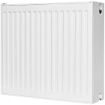 Радиатор панельный профильный ROMMER Compact тип 33 - 500x400 мм (подкл.боковое, белый)