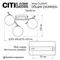 Потолочная светодиодная люстра Citilux Dorsy CL223131