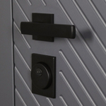 Стальная дверь "Бастион" с зеркалом. Заказная модель.