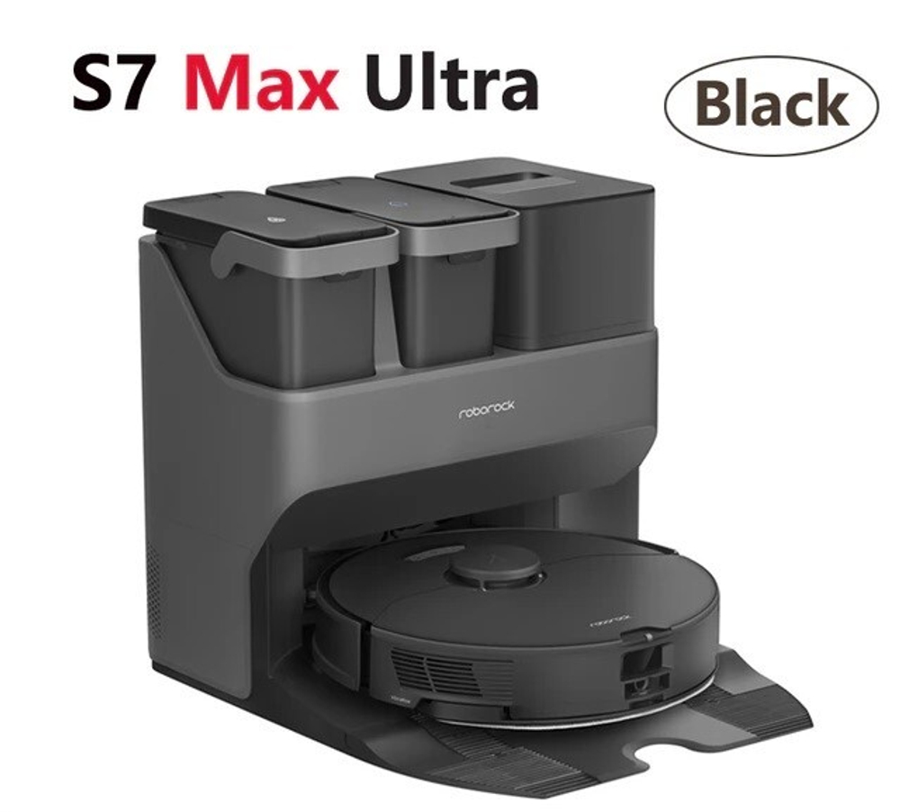 Робот-пылесос Roborock S7 Max Ultra Black