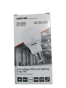Низковольтная светодиодная лампа местного освещения (МО) 902502270 Вартон 7Вт Е27 12V AC/DC 4000K VARTON