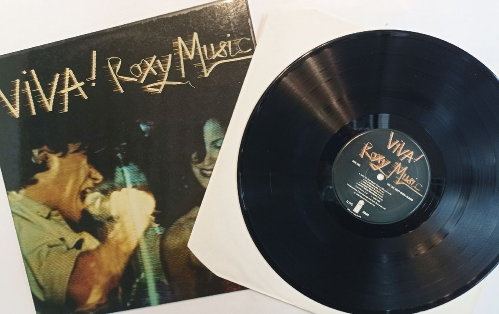 Винтажная виниловая пластинка Roxy Music Viva Roxy Music (The Live Roxy Music Album) (Germany 1976)