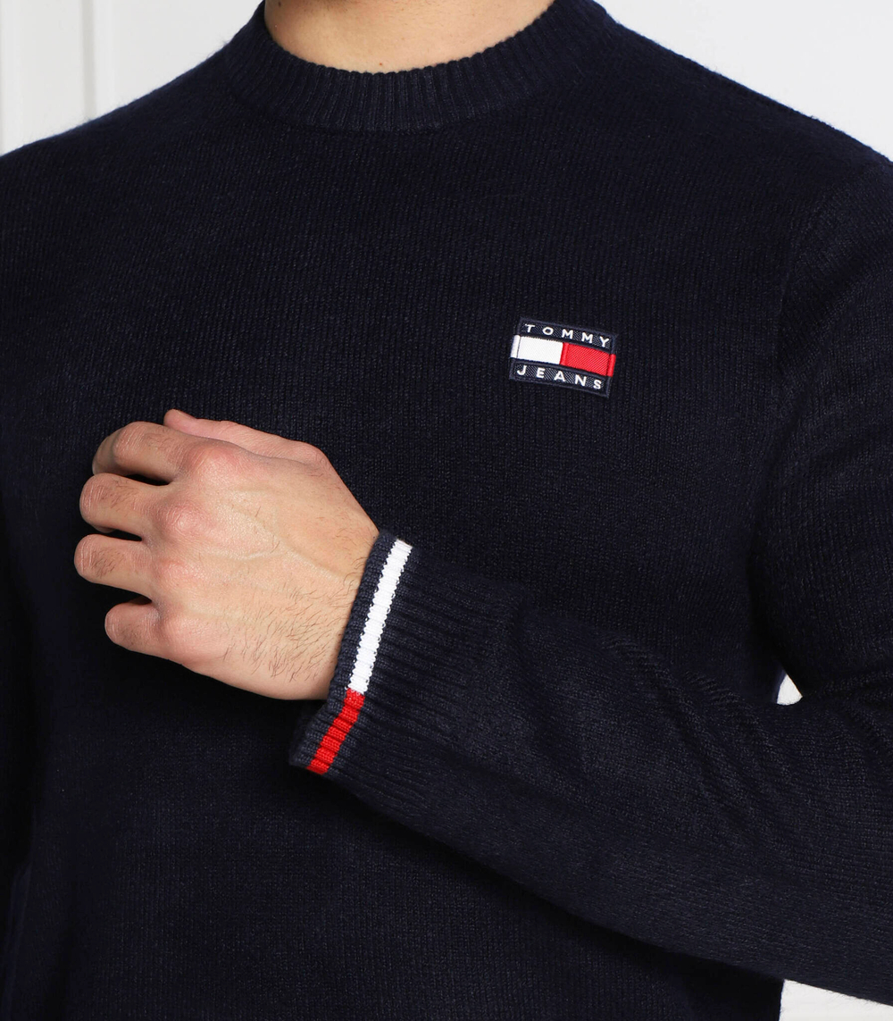 свитер Tommy Jeans - темно-синий(DM0DM15065)