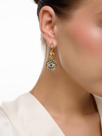 Серьги "Eye" Gold