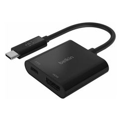 Адаптер Belkin USB-C HDMI + Charge Adapter (AVC002btBK) Black
