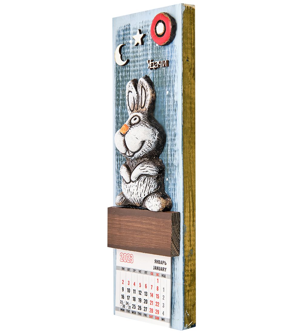 КоКо Шамель KK-812 Панно с календарем «Заяц» шамот