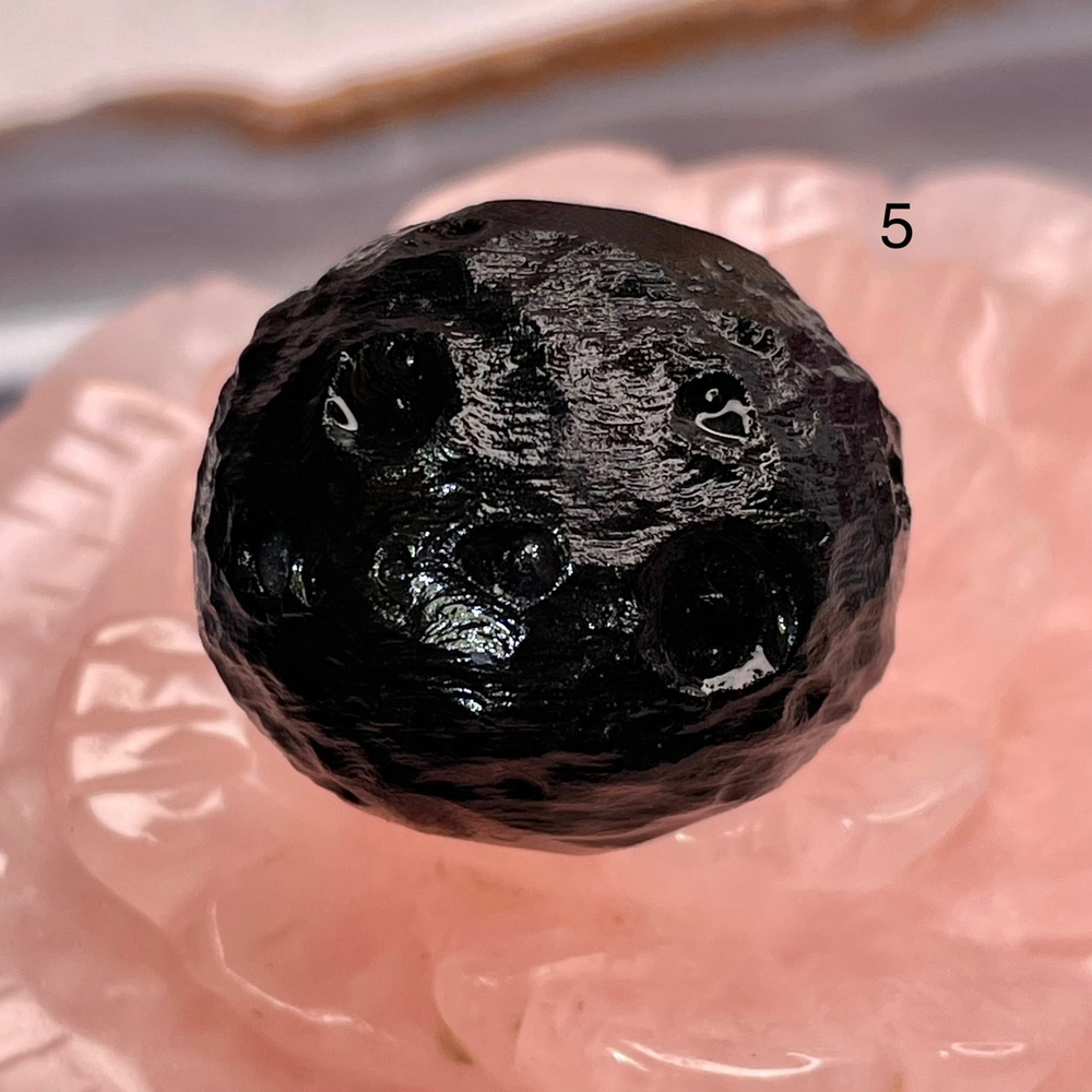 50327  Обсидиан Шар Луна 26-28мм